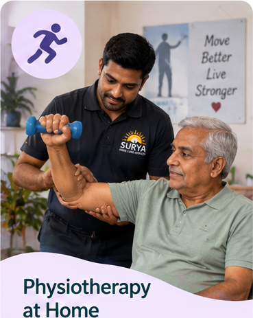 Physiotherapy at Home - SURYA Home Care Visakhapatnam