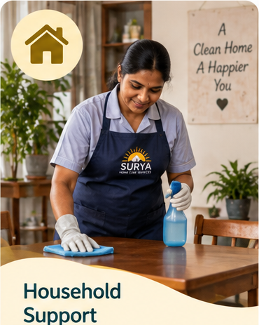 Household Support - SURYA Home Care Visakhapatnam